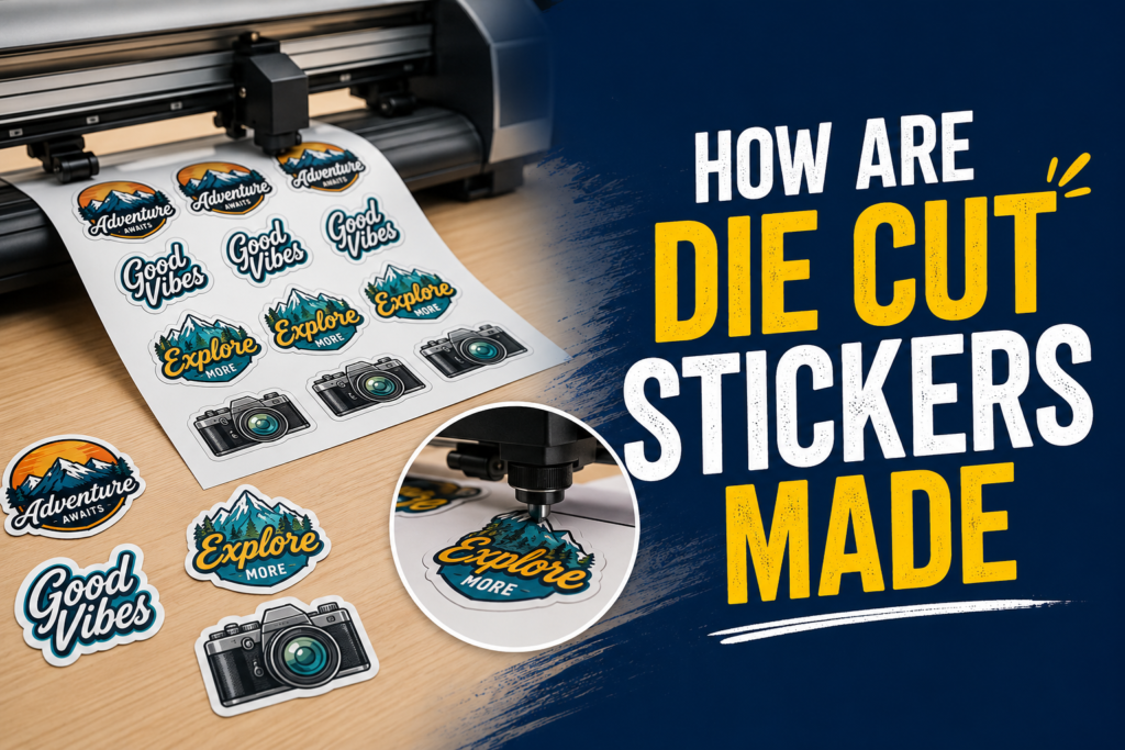 how are die cut stickers made