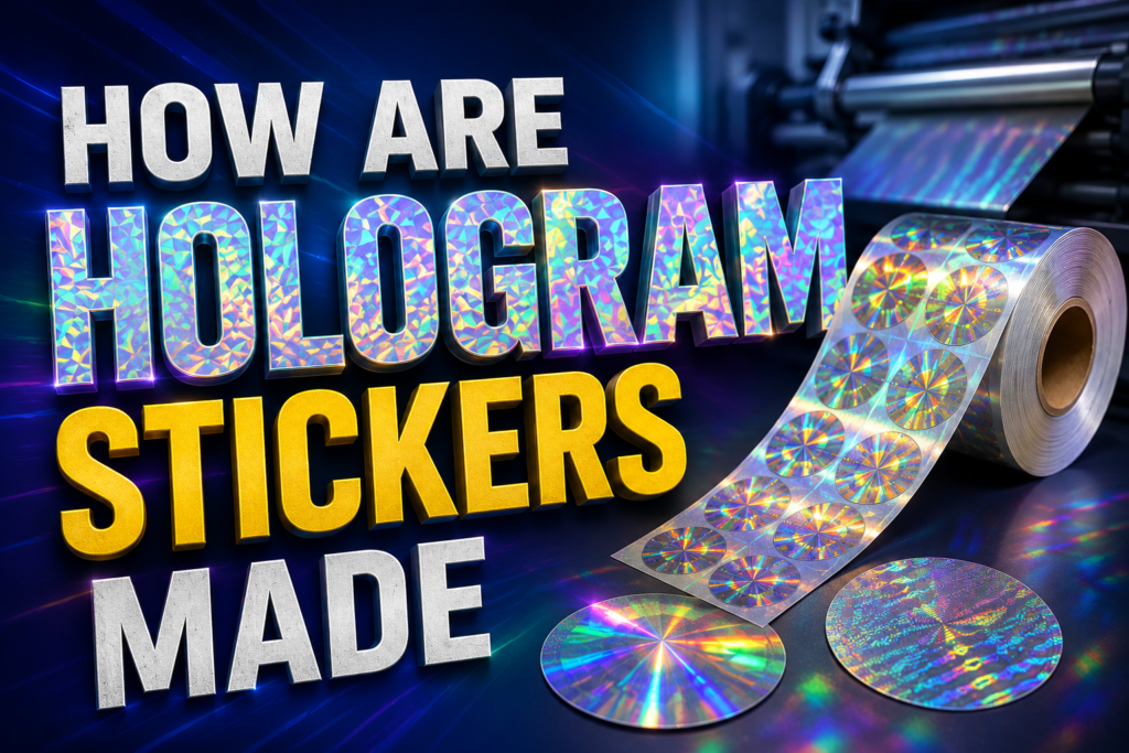 how are hologram stickers made