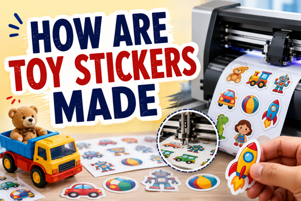 how are toy stickers made