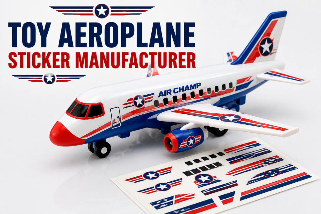 toy aeroplane sticker manufacturer